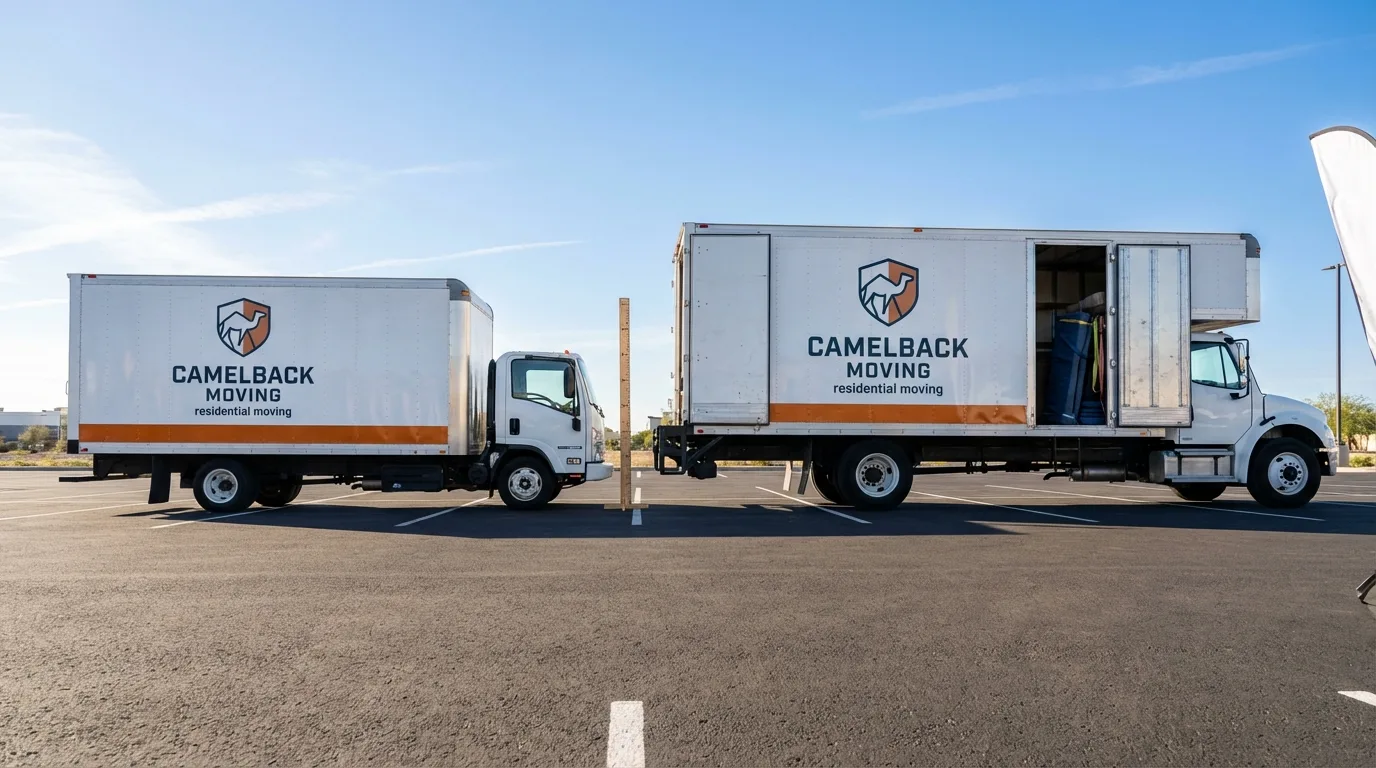 Moving truck size capacity guide in Bainbridge
